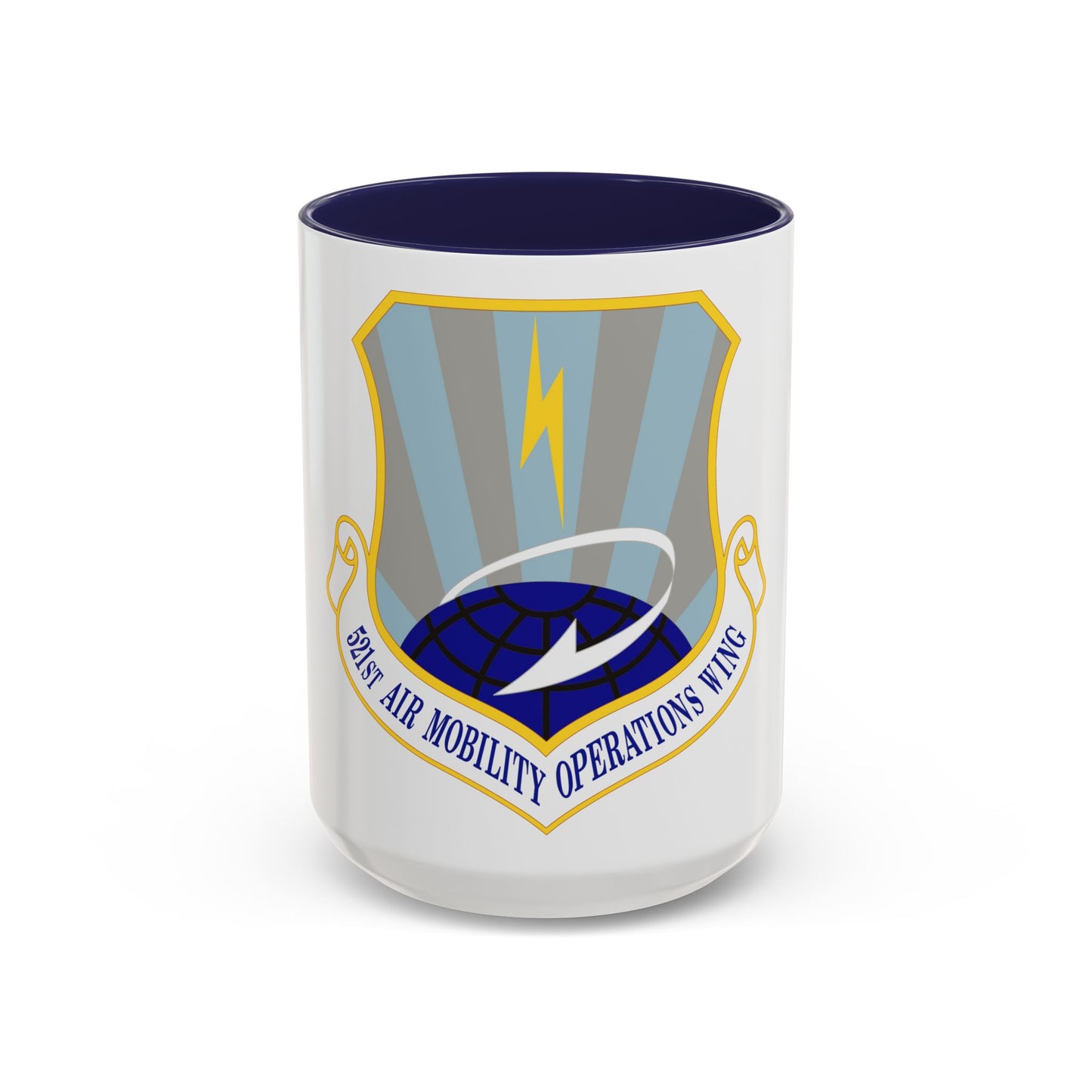 521st Air Mobility Operations Wing (U.S. Air Force) Accent Coffee Mug