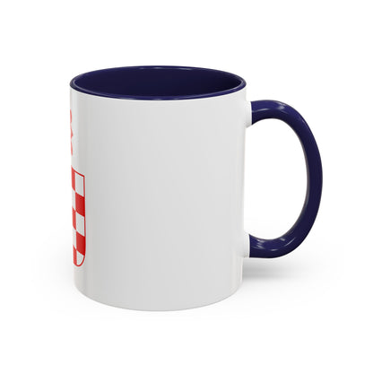 Coat of arms of the Independent State of Croatia - Accent Coffee Mug