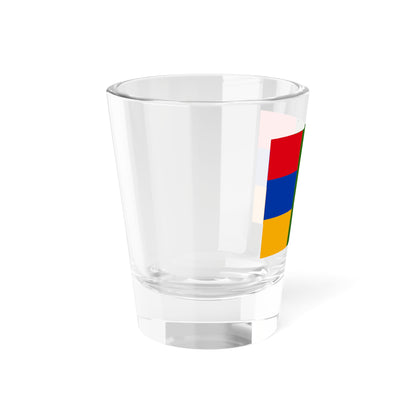 Proposed flag of Cherkesogai (Armenia) Shot Glass 1.5oz