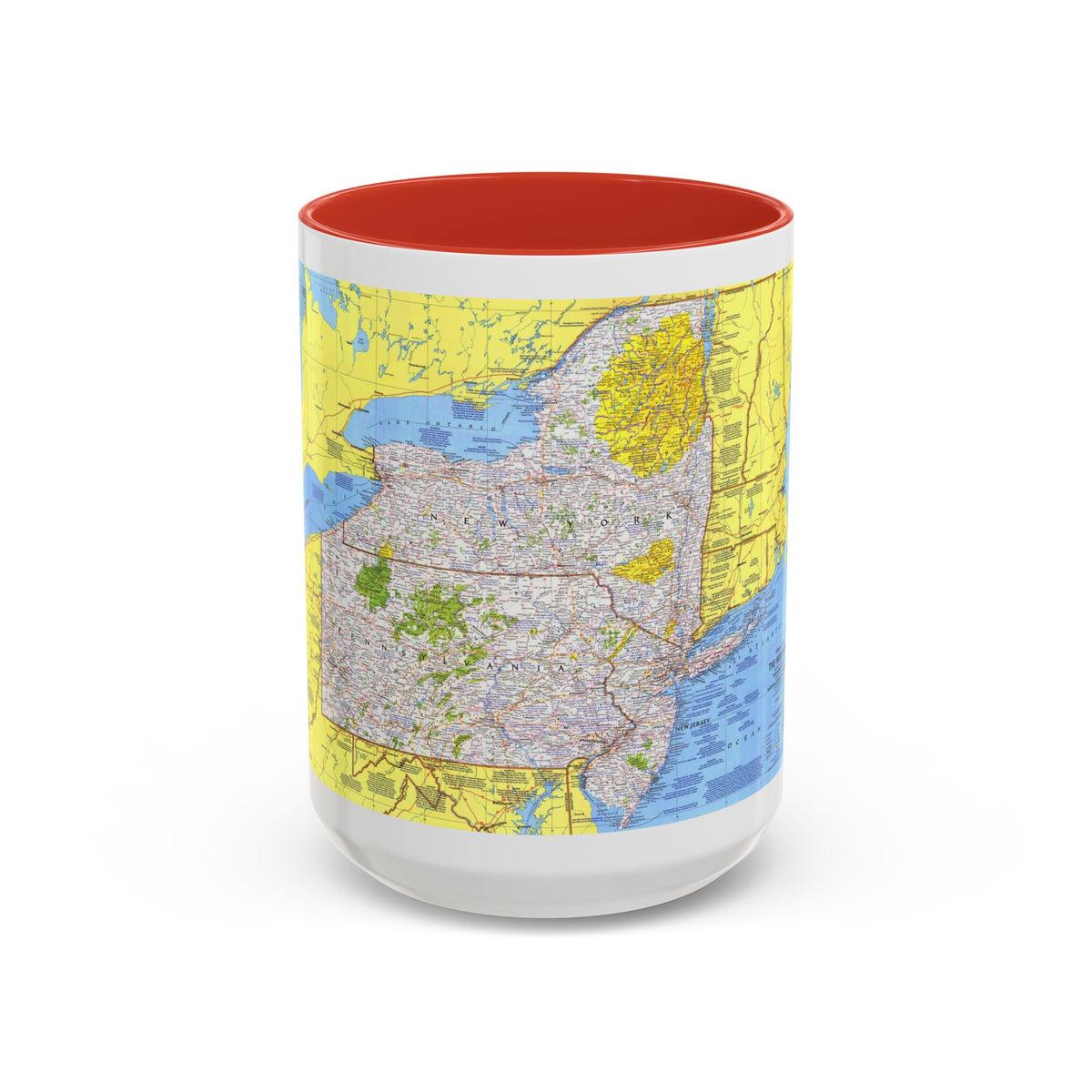 USA - Northeast 1 (1978) (Map) Accent Coffee Mug