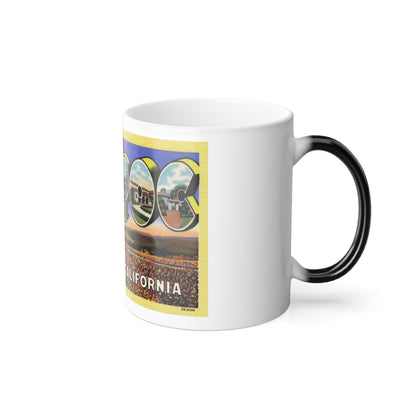 Greetings from Lompoc California (Greeting Postcards) Color Changing Mug 11oz