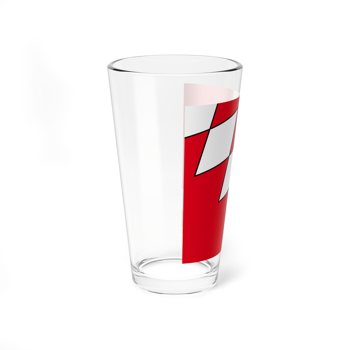CHE Biel-Benken Flag (Switzerland) Pint Glass 16oz