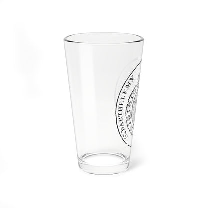 Seal of the Swedish colony of Saint Barthélemy 1784-1877 (Sweden) (Coat of Arms) Pint Glass 16oz