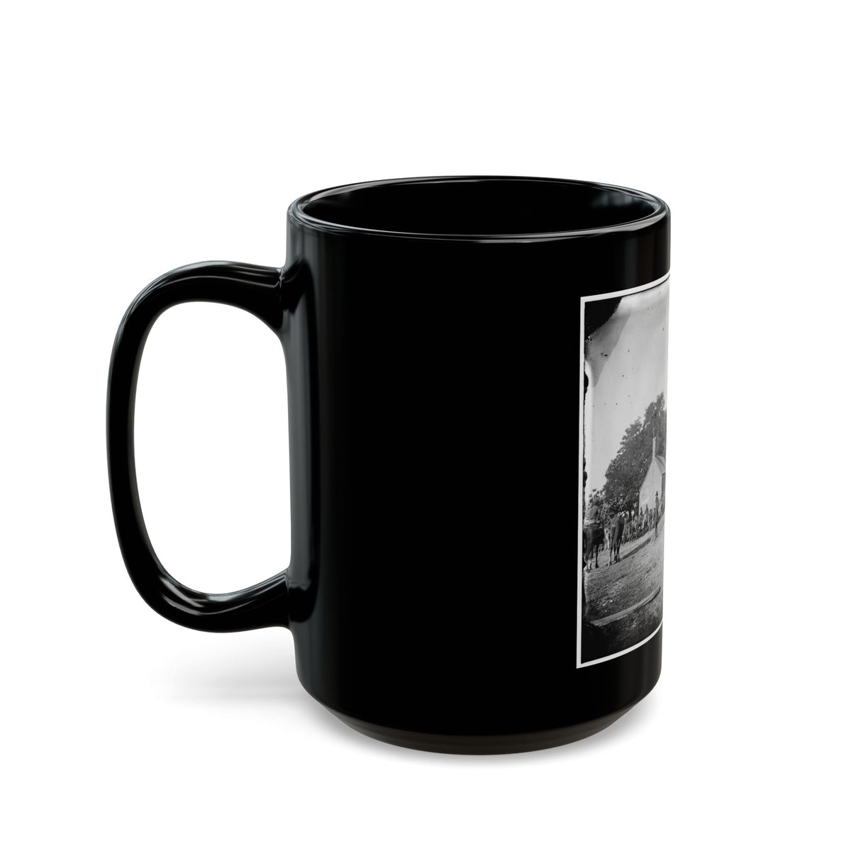 Charles City Court House, Va. Rear View Of The Courthouse (U.S. Civil War) Black Coffee Mug