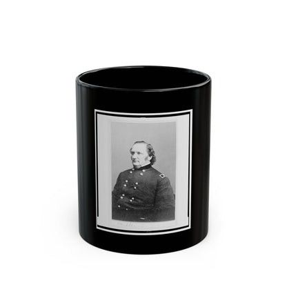General Josiah Miller, Inspector General, Half-Length Portrait, Seated, Facing Left (U.S. Civil War) Black Coffee Mug