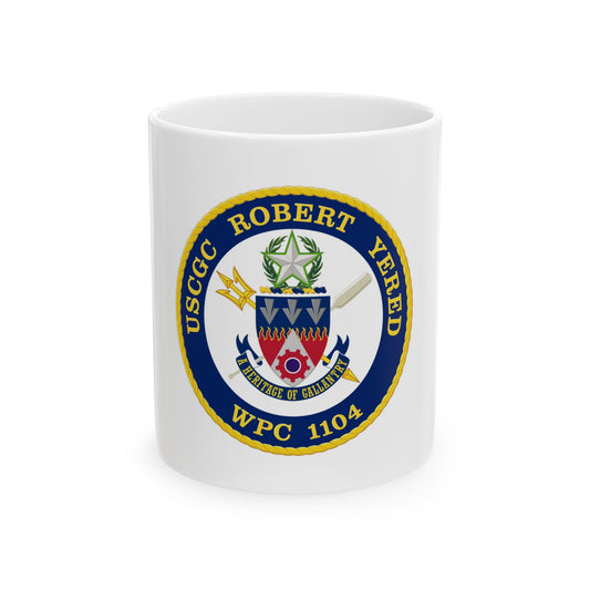 USCGC Robert Yered WPC 1104 1 (U.S. Coast Guard) White Coffee Mug
