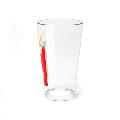 Coat of Arms of Yukamenskoe rayon Udmurtia (Russia) (Coat of Arms) Pint Glass 16oz