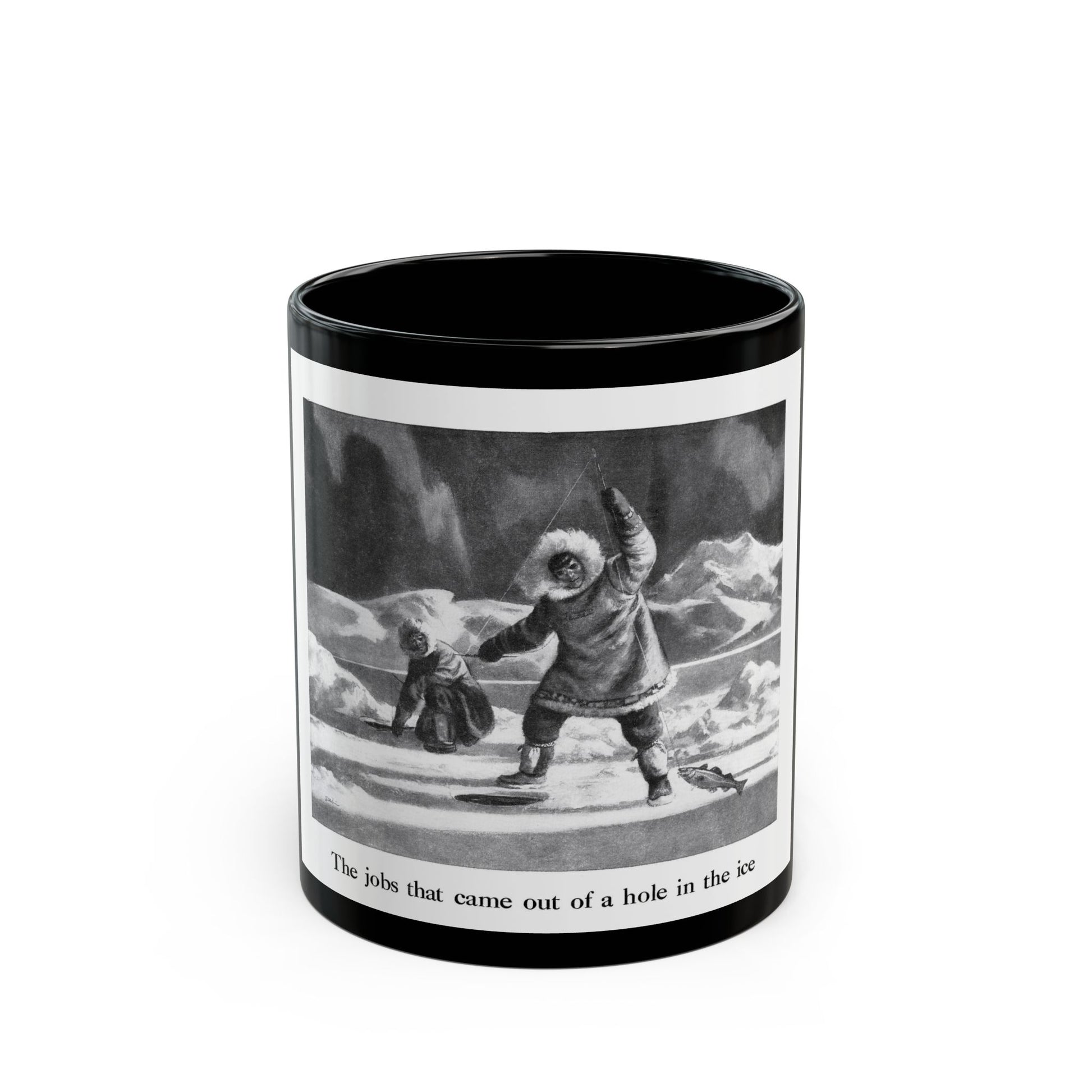 Birds Eye advertisement, The American Weekly, August 26, 1945 - Black Coffee Mug-11oz-Go Mug Yourself