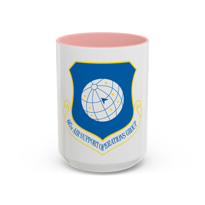 607th ASOGR (U.S. Air Force) Accent Coffee Mug