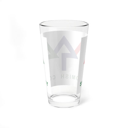 Flag of Snohomish County Washington (United States) Pint Glass 16oz