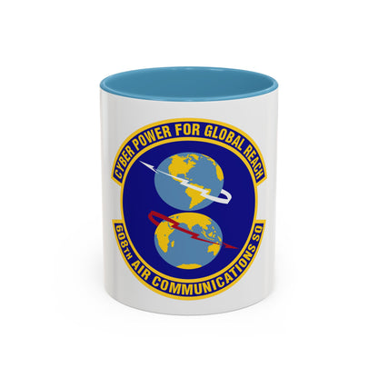608th Air Communications Squadron (U.S. Air Force) Accent Coffee Mug