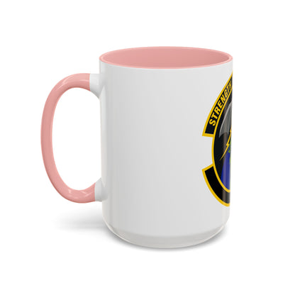 595 Operations Support Flight AFSPC (U.S. Air Force) Accent Coffee Mug