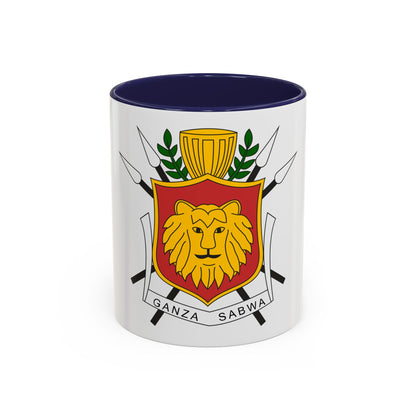 Coat of arms of the Kingdom of Burundi - Accent Coffee Mug