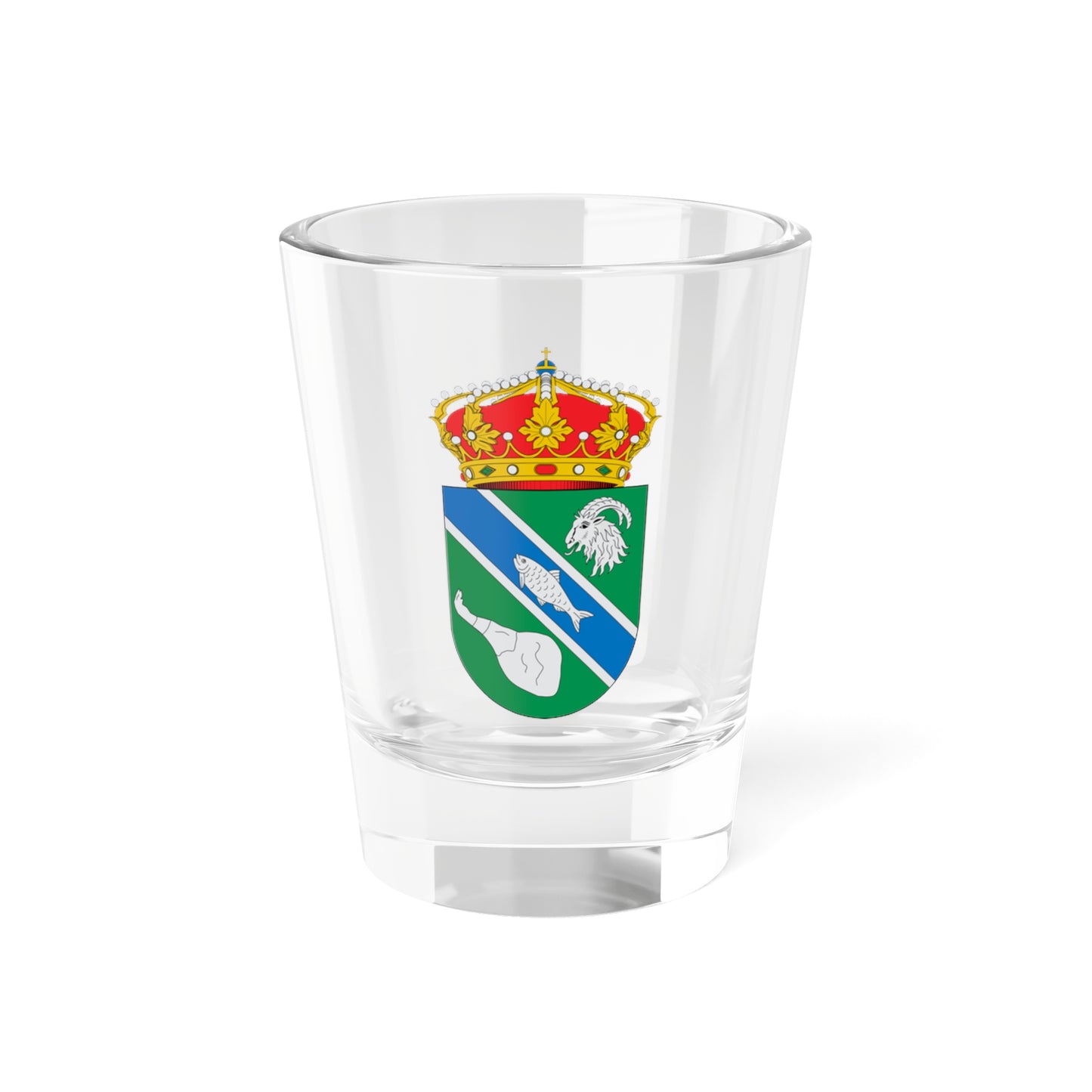 Escudo de Trevélez (Spain) (Coat of Arms) Shot Glass 1.5oz