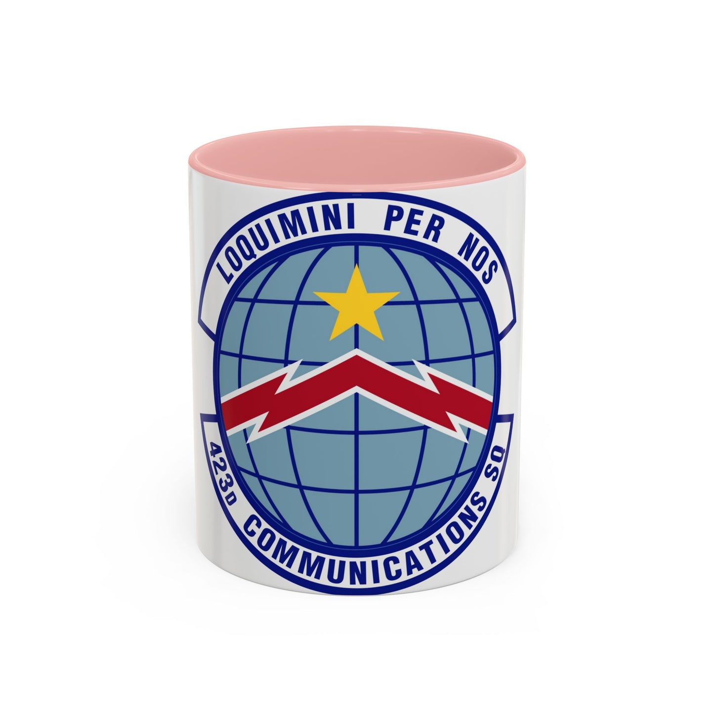 423d Communications Squadron (U.S. Air Force) Accent Coffee Mug