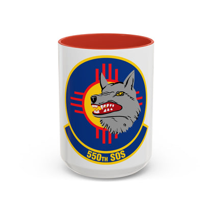 550 Special Operations Squadron AETC (U.S. Air Force) Accent Coffee Mug