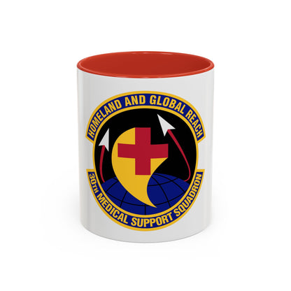 30th Medical Support Squadron (U.S. Air Force) Accent Coffee Mug