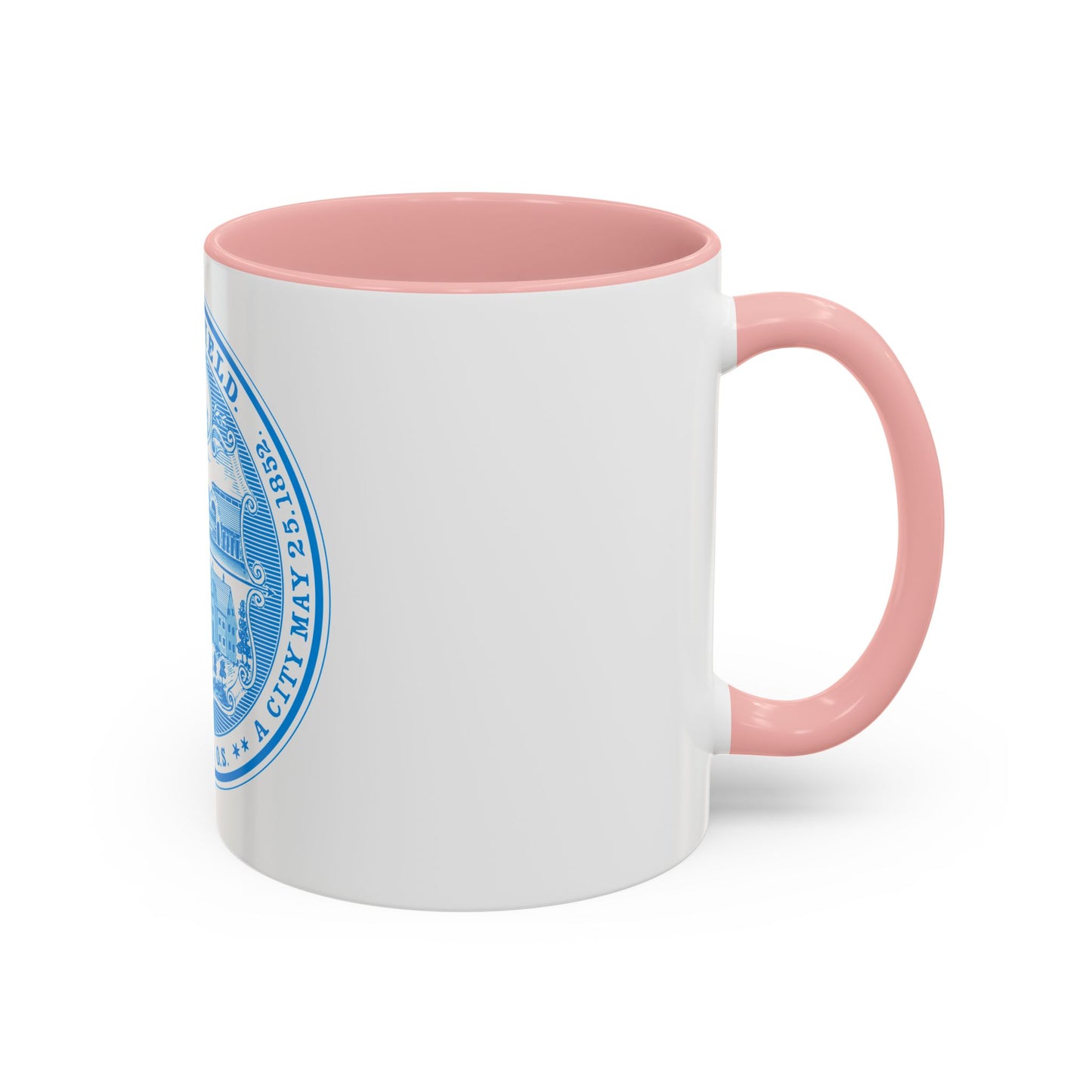 Seal of Springfield Massachusetts - Accent Coffee Mug