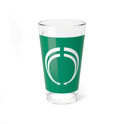 Flag of Matsushige Tokushima (Japan) Pint Glass 16oz