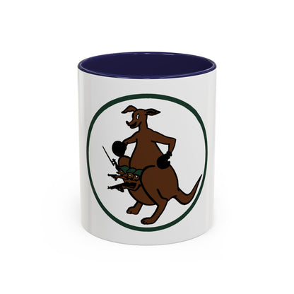 52 Airlift Squadron AMC (U.S. Air Force) Accent Coffee Mug