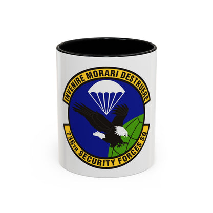 736th Security Forces Squadron (U.S. Air Force) Accent Coffee Mug