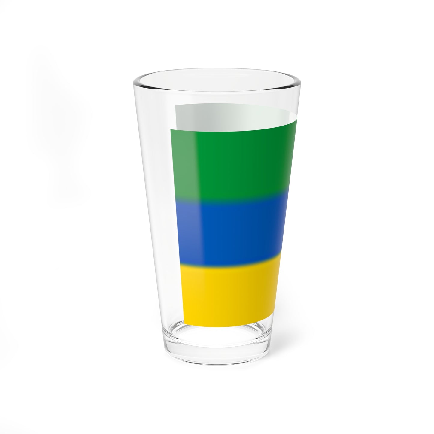Flag of Nyzhnie Luhansk Oblast (Ukraine) Pint Glass 16oz