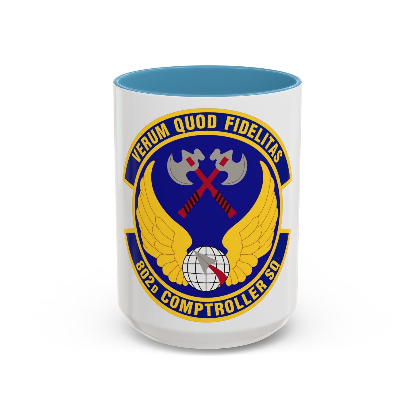 802d Comptroller Squadron (U.S. Air Force) Accent Coffee Mug