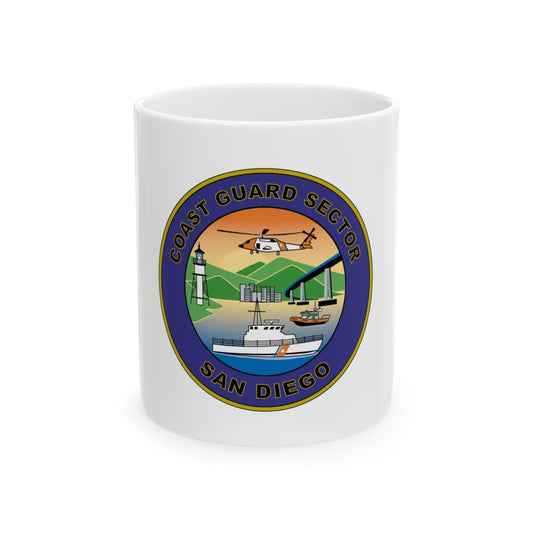 USCG Sector San Diego NEW 07 (U.S. Coast Guard) White Coffee Mug