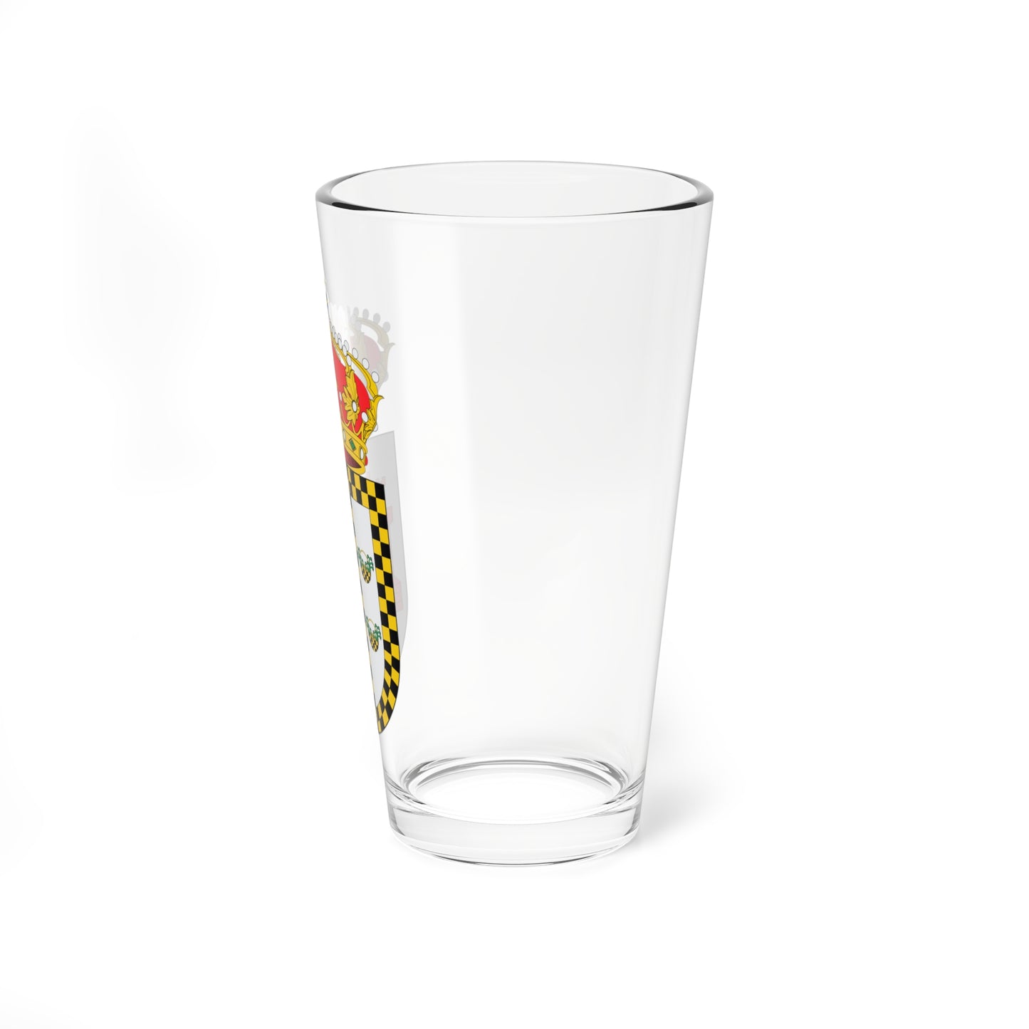 Escudo de La Alberguería de Argañán (Spain) (Coat of Arms) Pint Glass 16oz