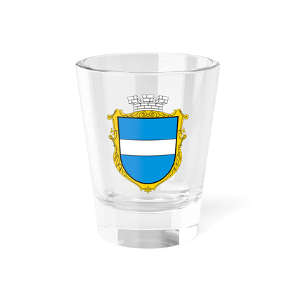 Kremenchuk coat of arms middle (Ukraine) (Coat of Arms) Shot Glass 1.5oz