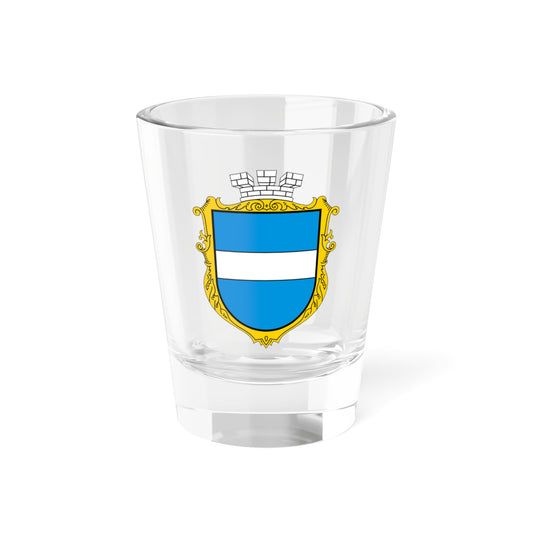Kremenchuk coat of arms middle (Ukraine) (Coat of Arms) Shot Glass 1.5oz