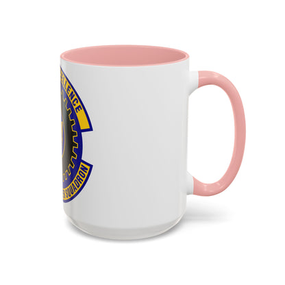 87th Civil Engineer Squadron (U.S. Air Force) Accent Coffee Mug