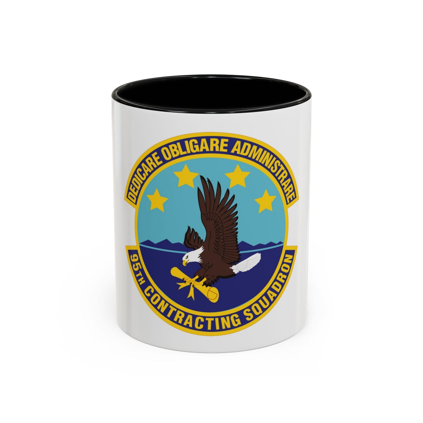 95th Contracting Squadron (U.S. Air Force) Accent Coffee Mug