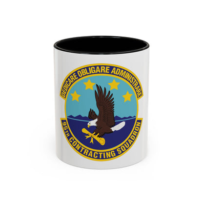 95th Contracting Squadron (U.S. Air Force) Accent Coffee Mug