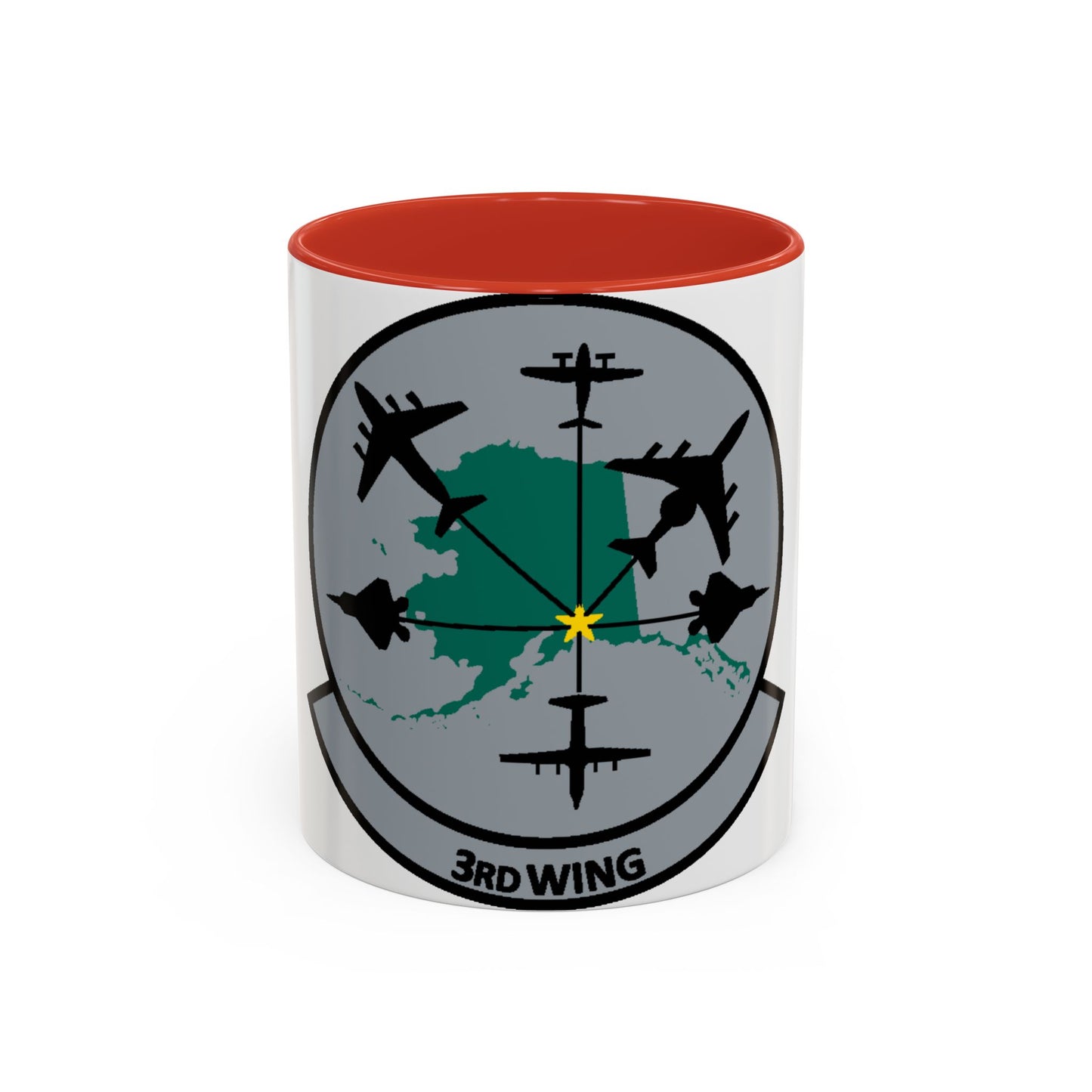 3rd Wing v2 (U.S. Air Force) Accent Coffee Mug