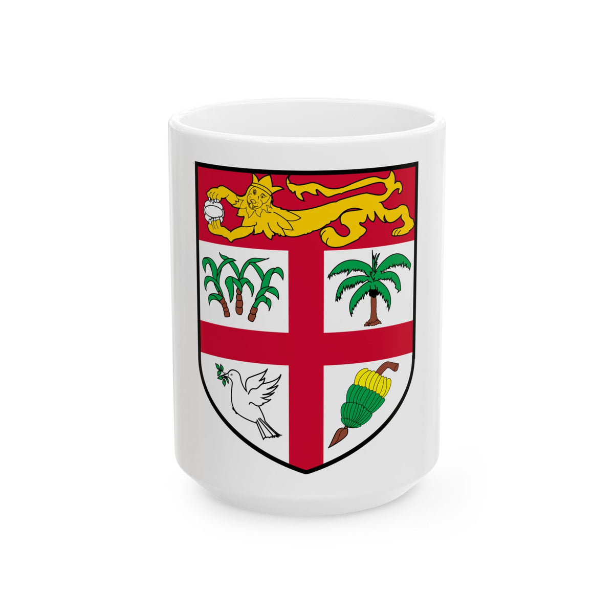 Coat of arms of Fiji 2 - White Coffee Mug