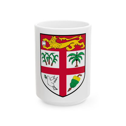 Coat of arms of Fiji 2 - White Coffee Mug