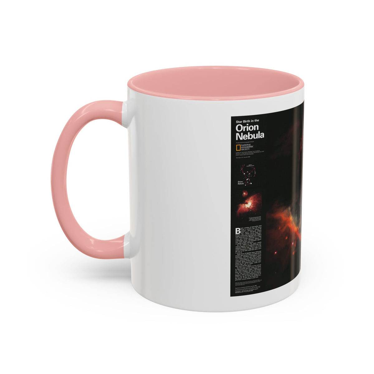 Space - Star Birth in the Orion Nebula (1995) (Map) Accent Coffee Mug