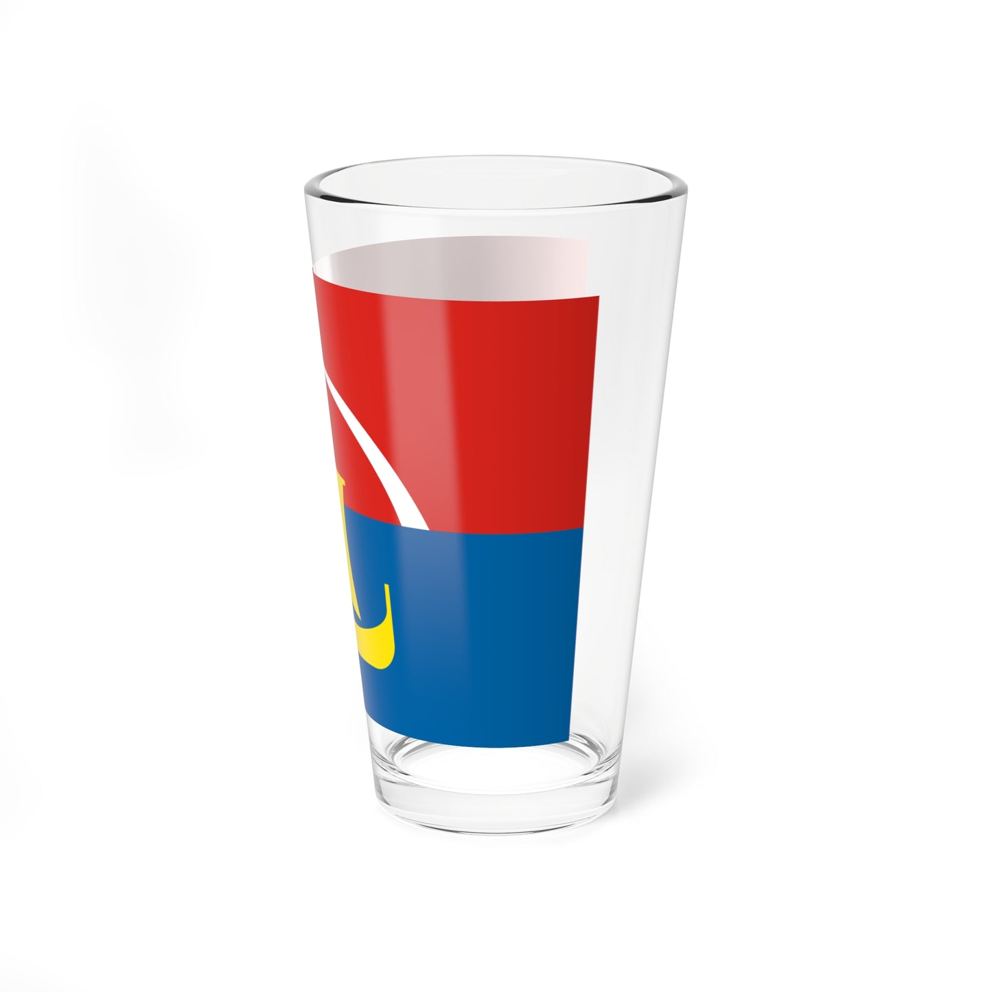 Flag of Vsevolozhsky rayon Leningrad oblast (Russia) Pint Glass 16oz