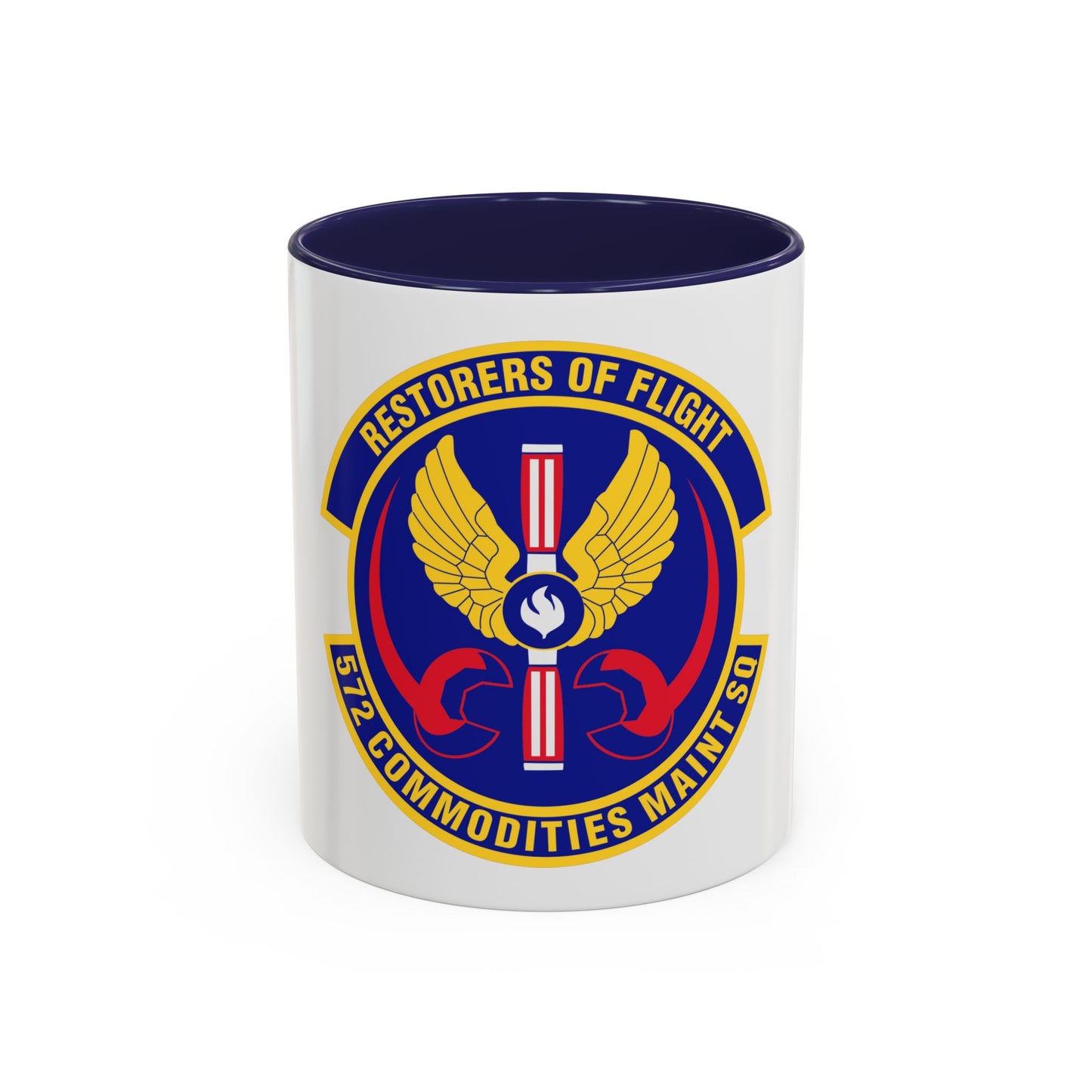 572d Commodities Maintenance Squadron (U.S. Air Force) Accent Coffee Mug
