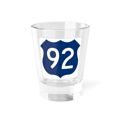 US 92 FL (Florida) (Road Sign) Shot Glass 1.5oz