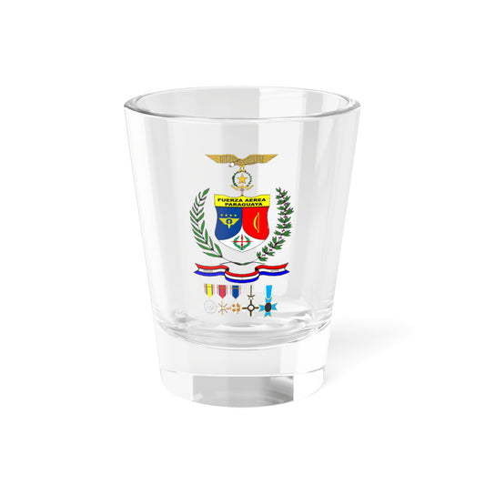 FUERZA AEREA PARAGUAYA (Paraguay) (Coat of Arms) Shot Glass 1.5oz