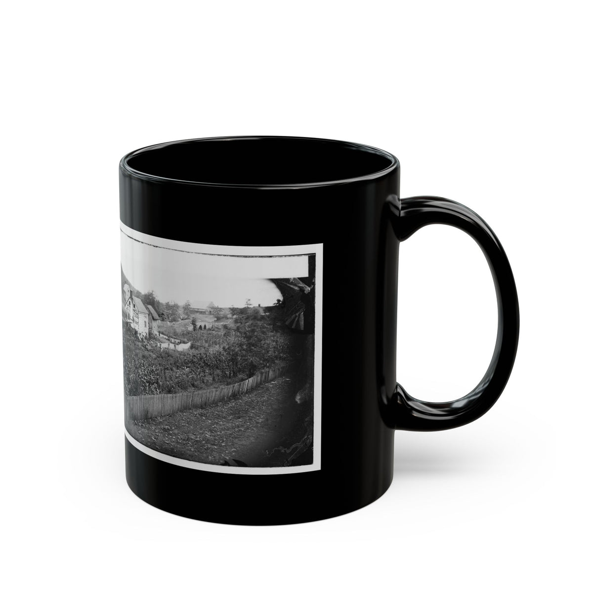 Antietam, Maryland. Bridge Across The Antietam. Northeast View (U.S. Civil War) Black Coffee Mug
