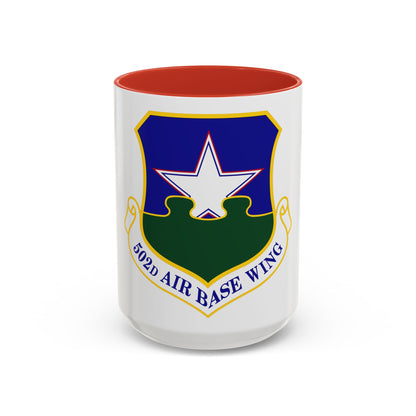502d Air Base Wing (U.S. Air Force) Accent Coffee Mug