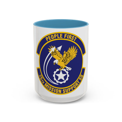 75th Mission Support Squadron (U.S. Air Force) Accent Coffee Mug