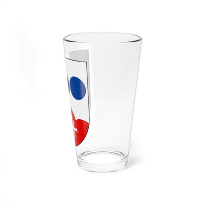 Kisa församling vapen (Sweden) (Coat of Arms) Pint Glass 16oz