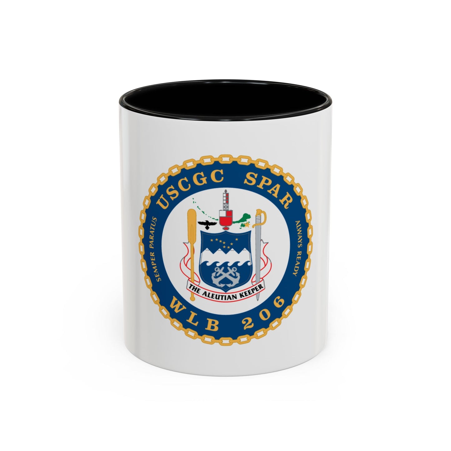USCGC Spar WLB 206 (U.S. Coast Guard) Accent Coffee Mug