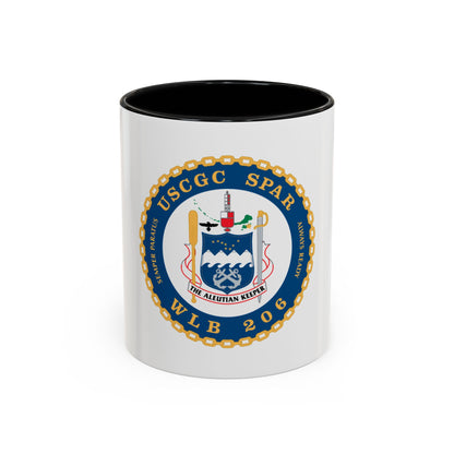 USCGC Spar WLB 206 (U.S. Coast Guard) Accent Coffee Mug