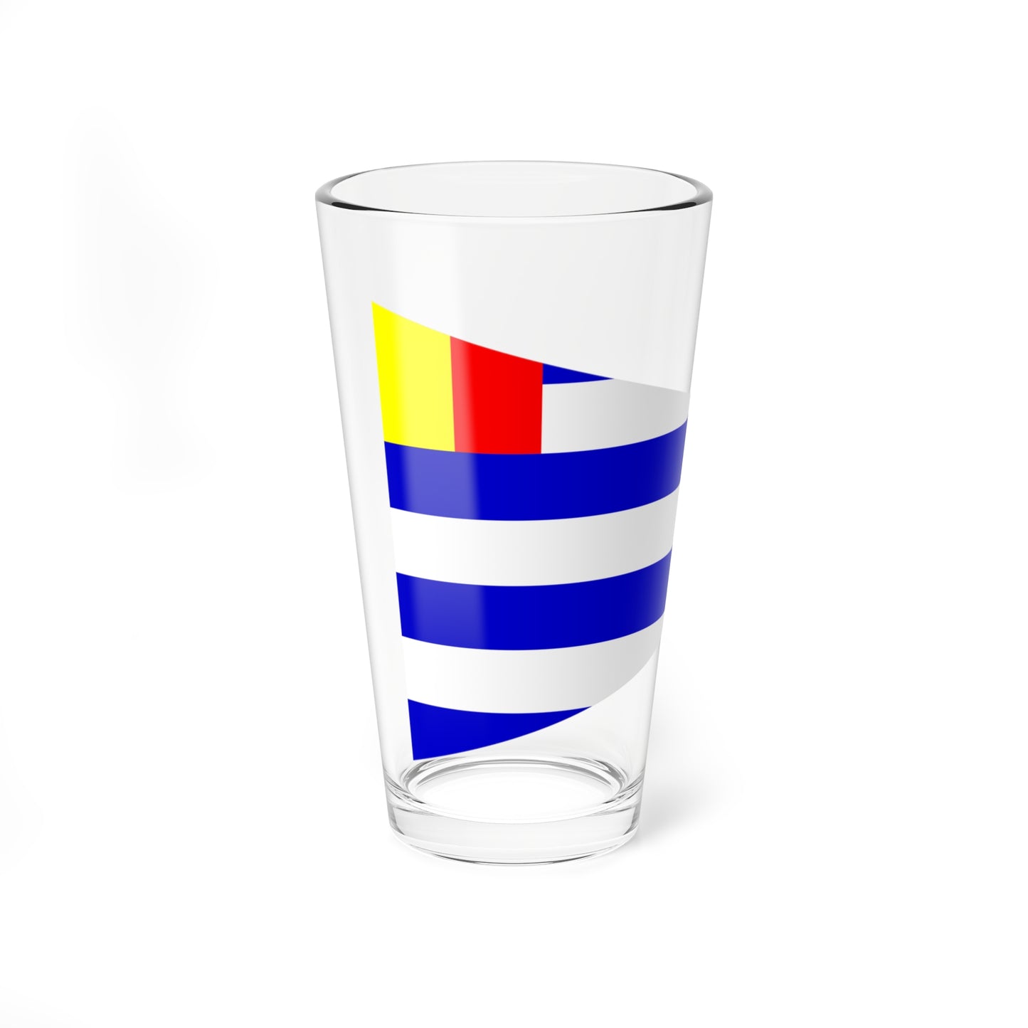 Flag of societe nautique de geneve (Switzerland) Pint Glass 16oz
