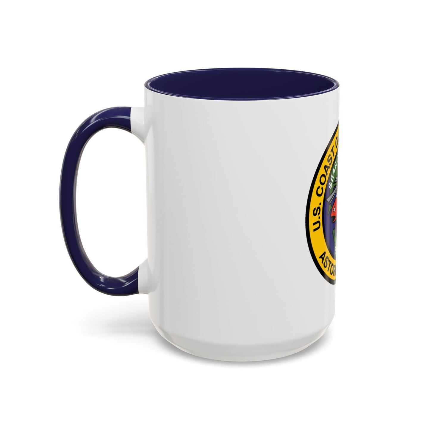 USCG AS Astoria Oregon (U.S. Coast Guard) Accent Coffee Mug
